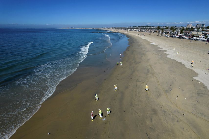 El derrame vertió hasta 572