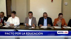 Candidatos presidenciales firman el Pacto del Compromiso Nacional por la Educación