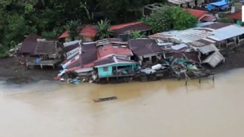 Así quedó el sur de Veraguas tras el terremoto en Panamá.