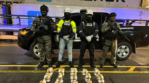 Policía Nacional decomisa 39 paquetes de droga Policía Nacional decomisa 39 paquetes de droga