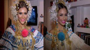 Las Miss Panamá se empolleran para saludar a la patria