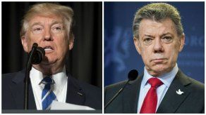 Trump expresa a Santos preocupación sobre Venezuela
