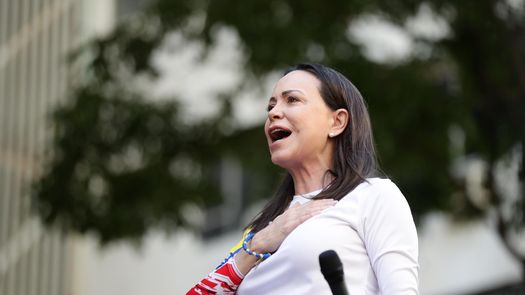 María Corina Machado piensa compartir su premio con Trump