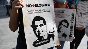 Afiche de simpatizantes de Alex Saab.