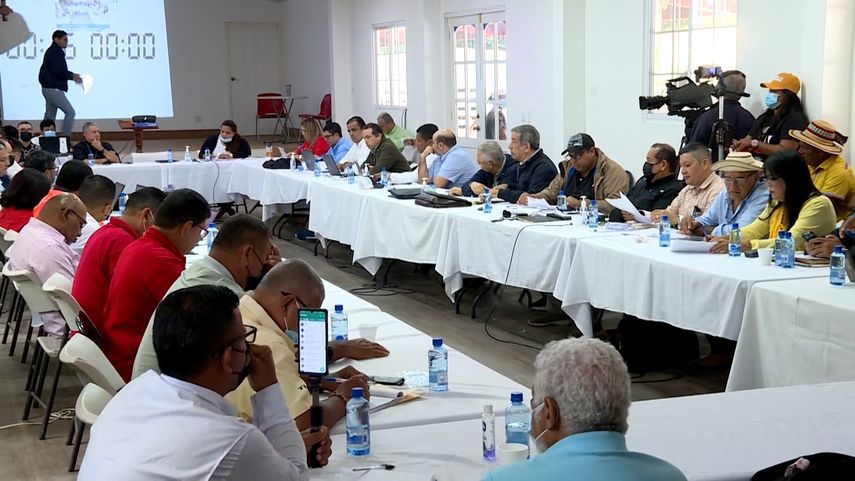 Mesa única de diálogo.