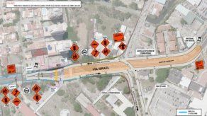 Desde el jueves habiltarán desvío en Vía Israel