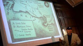 Clifford pide colaboración para excavar y proteger la supuesta Santa María