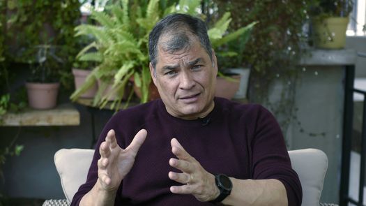 El expresidente Rafael Correa.