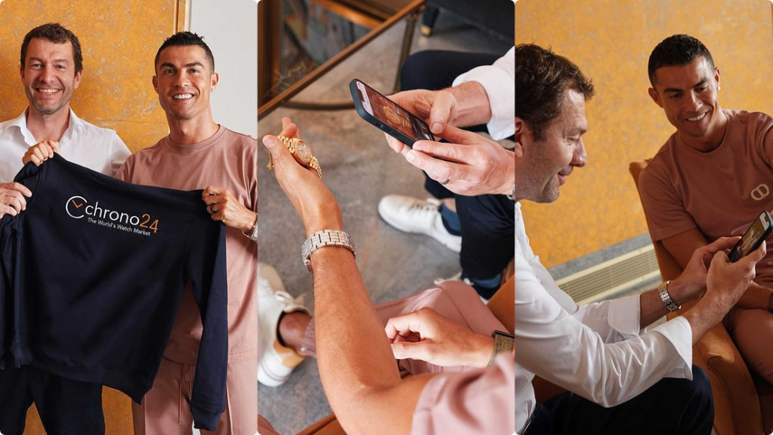 Cristiano Ronaldo invierte en el negocio de los relojes de lujo