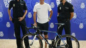 Policía española recupera una bicicleta robada en la Vuelta al equipo Orica