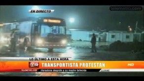 Transportistas de Panamá Este protestan
