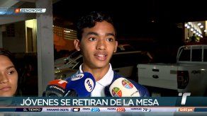 Jóvenes se retiran de la mesa única de diálogo Jóvenes se retiran de la mesa única de diálogo