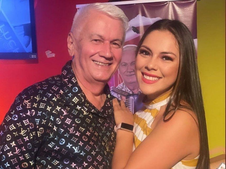 Ulpiano Vergara junto a Doralis Mela
