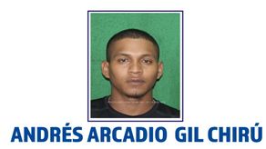 Andrés Gil Chirú, requerido por la justicia.