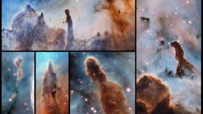 Equipo de astrónomos descubre pilares de destrucción en la nebulosa Carina