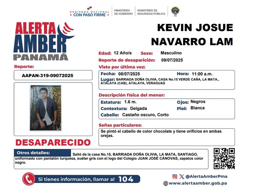 Activan Alerta Amber.