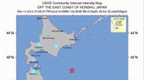 Terremoto sacude el norte de Japón