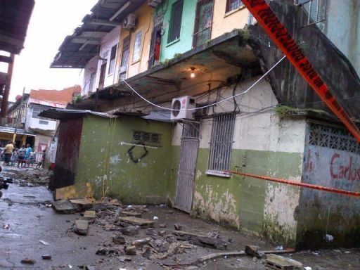 Afectados por desplome de balcón en Colón están estables
