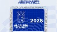 Calcomanías vehiculares temporales de la Alcaldía de Panamá. Calcomanías vehiculares temporales de la Alcaldía de Panamá.
