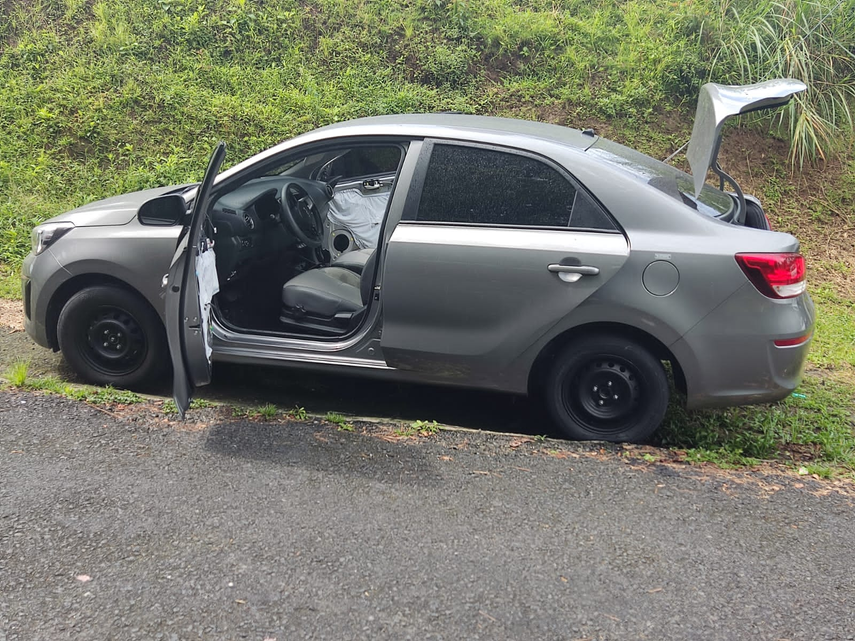 Vehiculo utilizado en el asesinato del representante en Belisario Porras