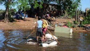 Inundaciones en Paraguay dejan segunda víctima mortal