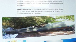 Localizan moderno semisumergible para transportar droga en Guatemala