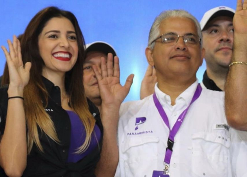 José Blandón﻿ y Katleen Levy﻿.