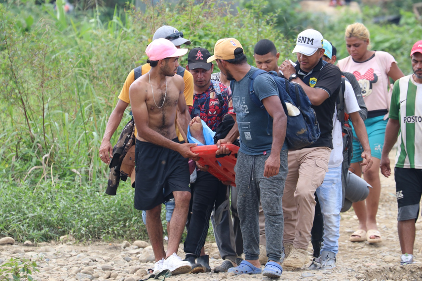 Venezolanos superan la cantidad de migrantes que cruzan el Darién.&nbsp;