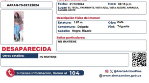 Activan ALerta Amber por la búsqueda de Zaida Mendoza