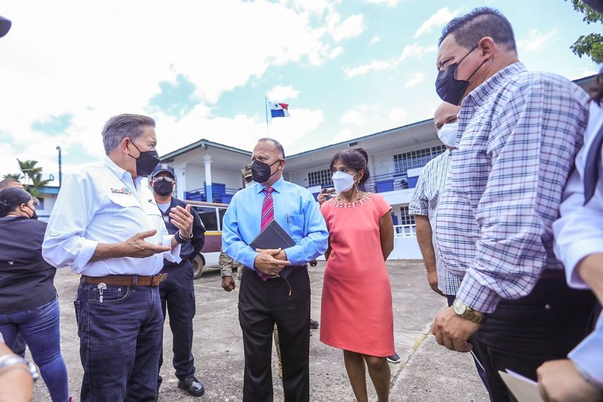 Presidente Cortizo inspeccionó los trabajos de adecuación en elInstituto Urracá