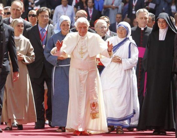 Papa Benedicto XVI visita España