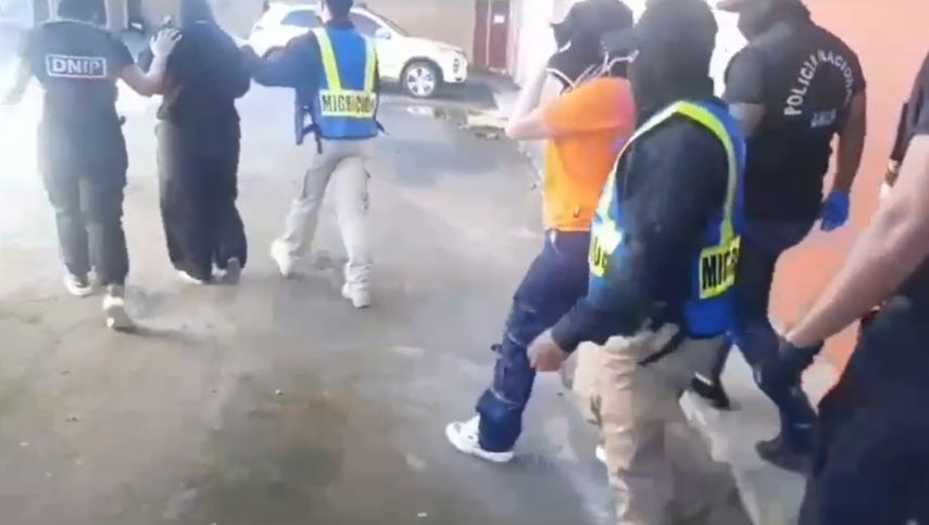 Policía Nacional rescata a 8 víctimas de trata de personas