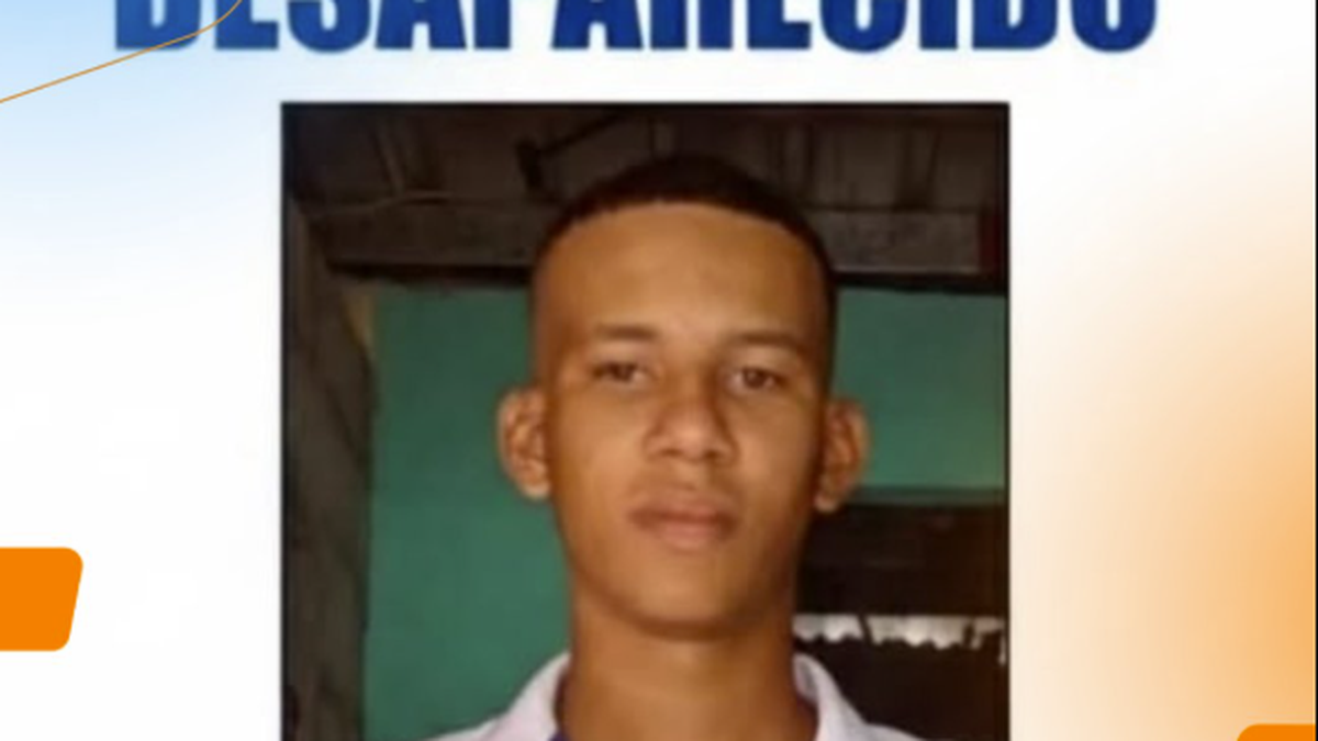 PGN solicita ayuda para ubicar a joven desaparecido