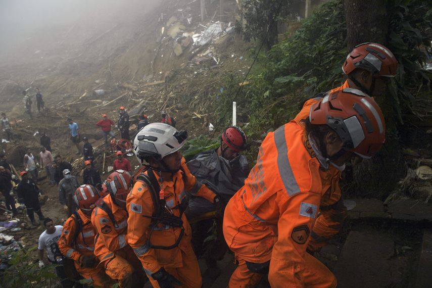 En el corazón de la zona del desastre