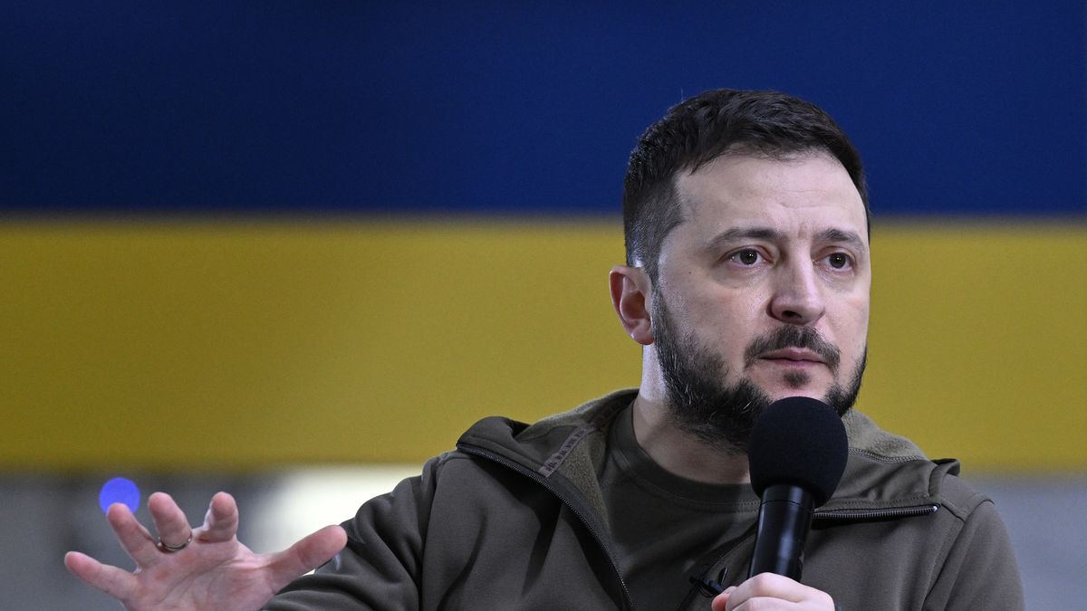 El presidente de Ucrania, Volodimir Zelenski.