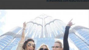 Melanie Griffith y Eva Longoria se divierten en Dubái