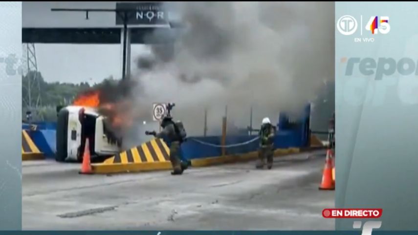 Vuelco en Corredor Norte no tuvo víctima fatal