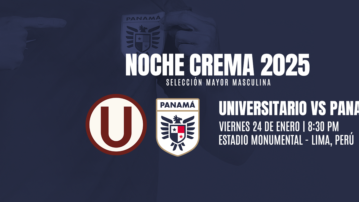 La selección de Panamá disputará su primer partido de 2025 contra el Club Universitario de Deportes de Perú.