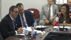 Vice ministro de Economía encargado, Fausto Fernández, en la Comisión de Presupuesto.