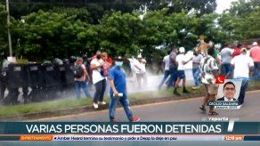 Aprehenden a algunos manifestantes en protesta de Capira Aprehenden a algunos manifestantes en protesta de Capira