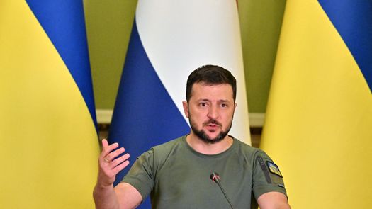 El presidente ucraniano Volodimir Zelenski.