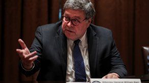 El exfiscal general de EE.UU. William Barr﻿.