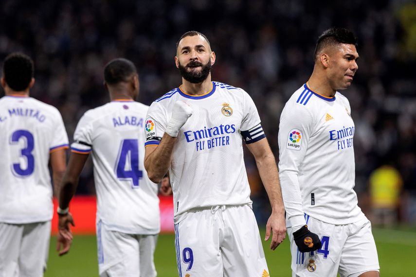 Karim Benzema y Marco Asensio golean para el Real Madrid.
