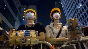 Líder de Hong Kong ve fuerzas externas en protestas