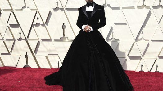 Oscar: Billy Porter inaugura alfombra con esmoquin-vestido
