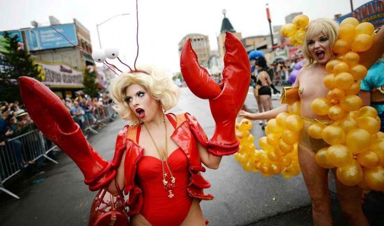 Desfile de sirenas en Nueva York