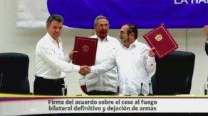 Gobierno de Colombia y FARC firman en Cuba cese al fuego definitivo
