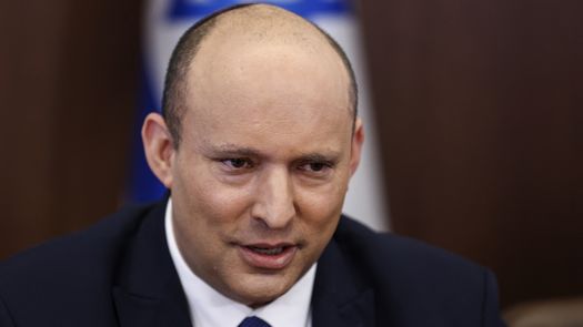 El primer ministro israelí Naftali Bennett﻿.
