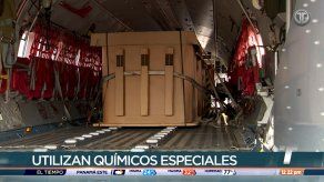 Fuerza Aérea Colombiana se suma a las labores de extinción en Cerro Patacón