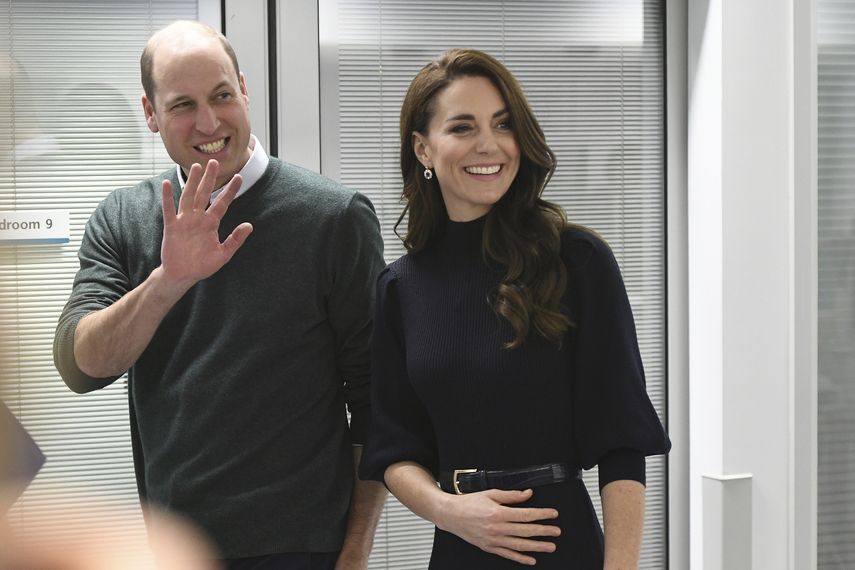 El príncipe y la princesa de Gales parecían relajados cuando llegaron para inaugurar formalmente el Royal Liverpool University Hospital en la ciudad natal de los Beatles.